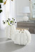 Spring Flower Low Vase, Blanc de Chine