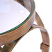 Stephen Side Table, Antique Brass
