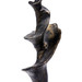 Spiral Small Statue Set of 2, Bronze