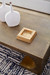 Square Bowl, Gold Leaf