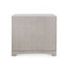 Stanford 3-Drawer Side Table, Taupe Gray