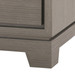 Stanford 3-Drawer Side Table, Taupe Gray