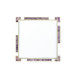 Thalia Mirror, Polished Brass and Amethyst