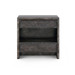 Beatrice 2-Drawer End Table, Arabica Burl