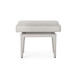 Winston Stool, Gray Leather