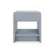 Benjamin Linen 1-Drawer Side Table, Winter Gray