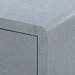 Benjamin Linen 1-Drawer Side Table, Winter Gray