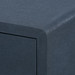 Benjamin Linen 1-Drawer Side Table, Blue Steel