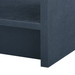 Benjamin Linen 1-Drawer Side Table, Blue Steel