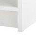 Benjamin Linen 1-Drawer Side Table, Chiffon White