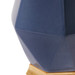 Olsen Lamp with Shade 17-inch White Linen, with Gold, Star Sapphire
