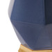 Olsen Lamp with Shade 17-inch White Linen, with Gold, Star Sapphire