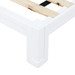 Olivia Queen Headboard With Ryder Bed Frame, Soft White, Vanilla