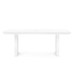 Porto Dining Table, White Pearl