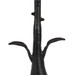 Rama Lamp with Shade 16-inch White Linen, with Gold, Blackened Bronze
