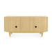 Beau 4-Door Cabinet, Burl