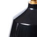 Tupelo Lamp with Shade 16-inch White Linen, with Gold, Kona Black