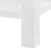 Valentina Grasscloth 1-Drawer Side Table, Chiffon White