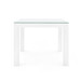 Valentina Grasscloth Game Table, Chiffon White