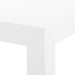 Valentina Grasscloth Game Table, Chiffon White