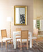 Valentina Grasscloth Game Table, Chiffon White