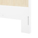 Victoria Twin Headboard With Ryder Bed Frame, Natural Twill, Vanilla