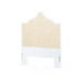 Victoria Queen Headboard With Ryder Bed Frame, Natural Twill, Vanilla