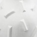 Bracque Lamp with Shade 17-inch White Linen, with Nickel, Cool White
