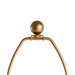 Titus Lamp with Shade 14-inch White Linen, with Nickel, Antique Brass