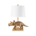 Titus Lamp Without Shade, Antique Brass