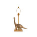Bruno Lamp Without Shade, Antique Brass