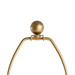 Bruno Lamp Without Shade, Antique Brass