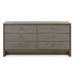 Wesley 6-Drawer, Light Mocha Shimmer Weave