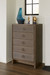 Wesley Tall 5-Drawer, Light Mocha Shimmer Weave