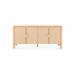 Nolan 4-Door Cabinet, Pristine Oak