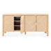 Nolan 4-Door Cabinet, Pristine Oak