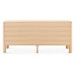 Nolan 4-Door Cabinet, Pristine Oak