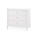 Felicity 3-Drawer Side Table, Glazed Whisper White