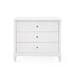 Felicity 3-Drawer Side Table, Glazed Whisper White