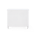 Felicity 3-Drawer End Table, Glazed Whisper White