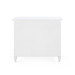 Felicity 3-Drawer Side Table, Glazed Whisper White