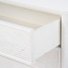 Felicity 3-Drawer Side Table, Glazed Whisper White