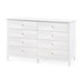 Felicity 8-Drawer, Glazed Whisper White