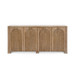 Arcadia 4-Door Cabinet, Soft Glow Oak