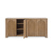 Arcadia 4-Door Cabinet, Soft Glow Oak