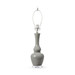 Ansonia Lamp Without Shade, Graphite Glow