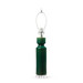 Corinth Lamp Without Shade, Emerald Green