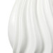 Tulum Lamp Without Shade, Ivory Frost
