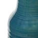Positano Lamp with Shade 17-inch White Linen, with Nickel, Azure Mist