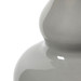 Ansonia Lamp with Shade 17-inch White Linen, with Nickel, Graphite Glow
